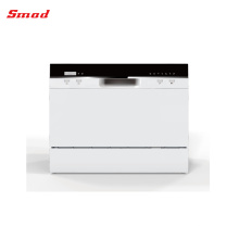 6 Place Auto Small Tabletop Dishwasher Machine for Home